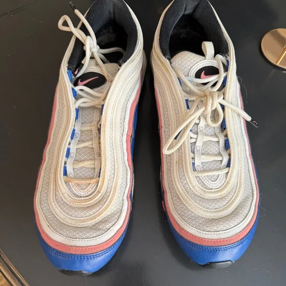 Nike | Shoes | Nike Air Max 97 White Game Royal Pink Gaze  display picture 2